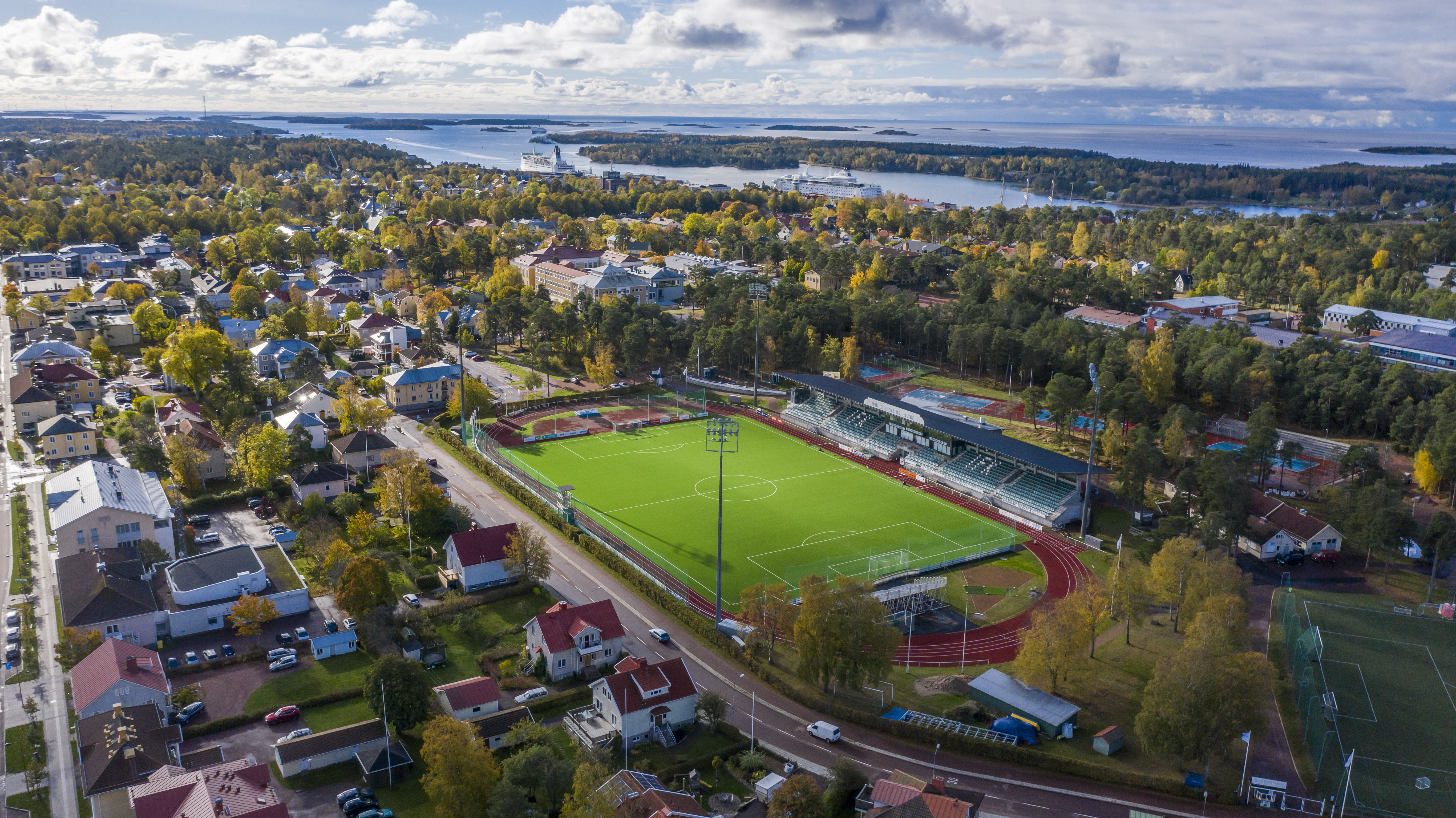 Wiklöf Holding Arena - Foto: Flygfoto.ax / Peter Sjöberg